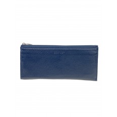 На фото 2 - Женский кошелек из натуральной кожи, цвет синий