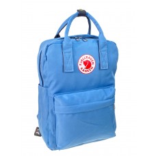 На фото 1 - Молодежный рюкзак из  текстиля, цвет голубой 