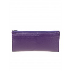 На фото 2 - Женский портмоне из натуральной кожи, цвет фиолетовый