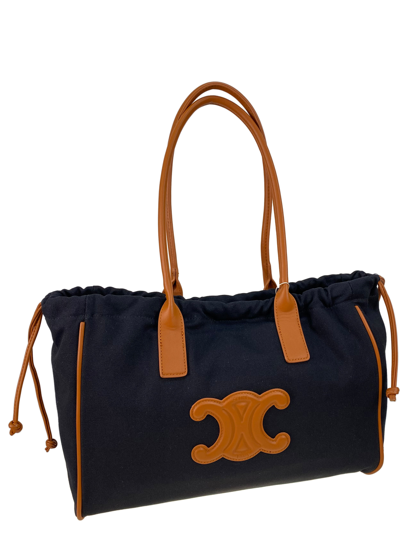 На фото 1 - Женская сумка шоппер из текстиля, цвет фуксия