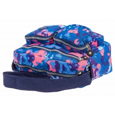 На фото 4 - Женская тканевая сумка кросс-боди с пятнистым принтом, мультицвет