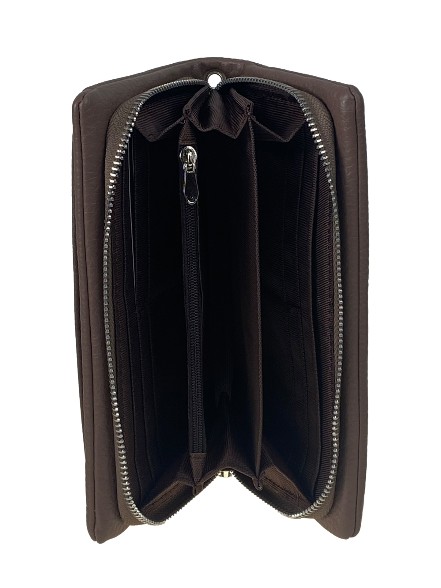 На фото 2 - Женское портмоне из искусственной кожи, цвет пудра