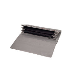 На фото 2 -  Женское портмоне из искусственной кожи, цвет  серый На фото 2 -  Женское портмоне из искусственной кожи, цвет  серый