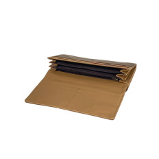 На фото 2 -  Женское портмоне из искусственной кожи, цвет коричневый На фото 2 -  Женское портмоне из искусственной кожи, цвет коричневый