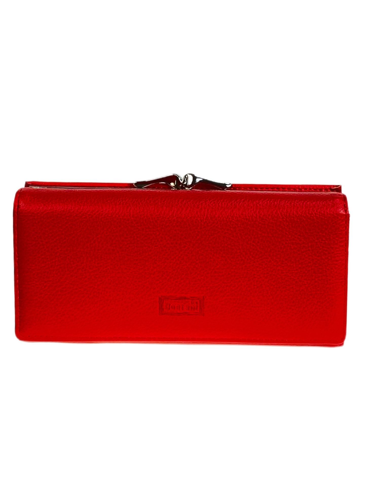 На фото 1 -  Женское портмоне из искусственной кожи, цвет красный