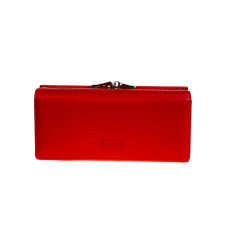 На фото 1 -  Женское портмоне из искусственной кожи, цвет красный
