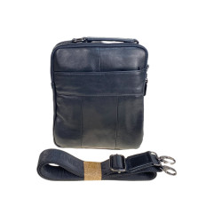 На фото 2 - Сумка мужская из натуральной кожи, цвет черный На фото 2 - Сумка мужская из натуральной кожи, цвет черный