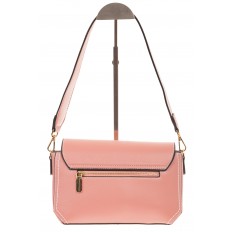 На фото 3 - Маленькая наплечная сумка розового цвета 9153