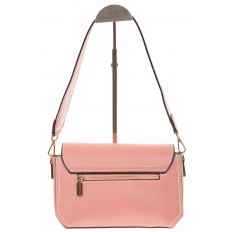 На фото 4 - Маленькая наплечная сумка розового цвета 9153