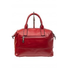 На фото 3 - Сумка женская boxbag из натуральной кожи, цвет красный