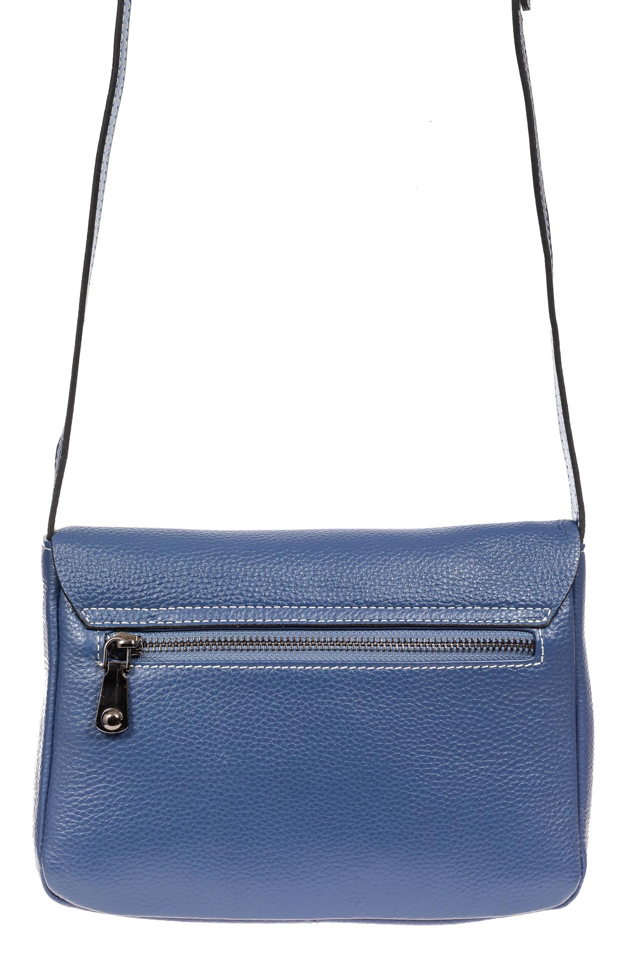 На фото 3 - Женская сумка из кожи, цвет синий