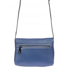 На фото 3 - Женская сумка из кожи, цвет синий
