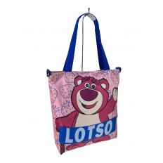 На фото 2 - Женская сумка шоппер из текстиля, мультицвет