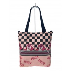 На фото 3 - Женская сумка шоппер из текстиля, мультицвет