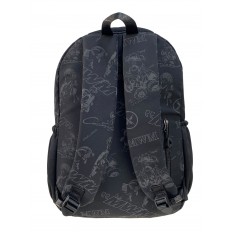 На фото 2 - Молодежный рюкзак из  водоотталкивающей ткани, мультицвет