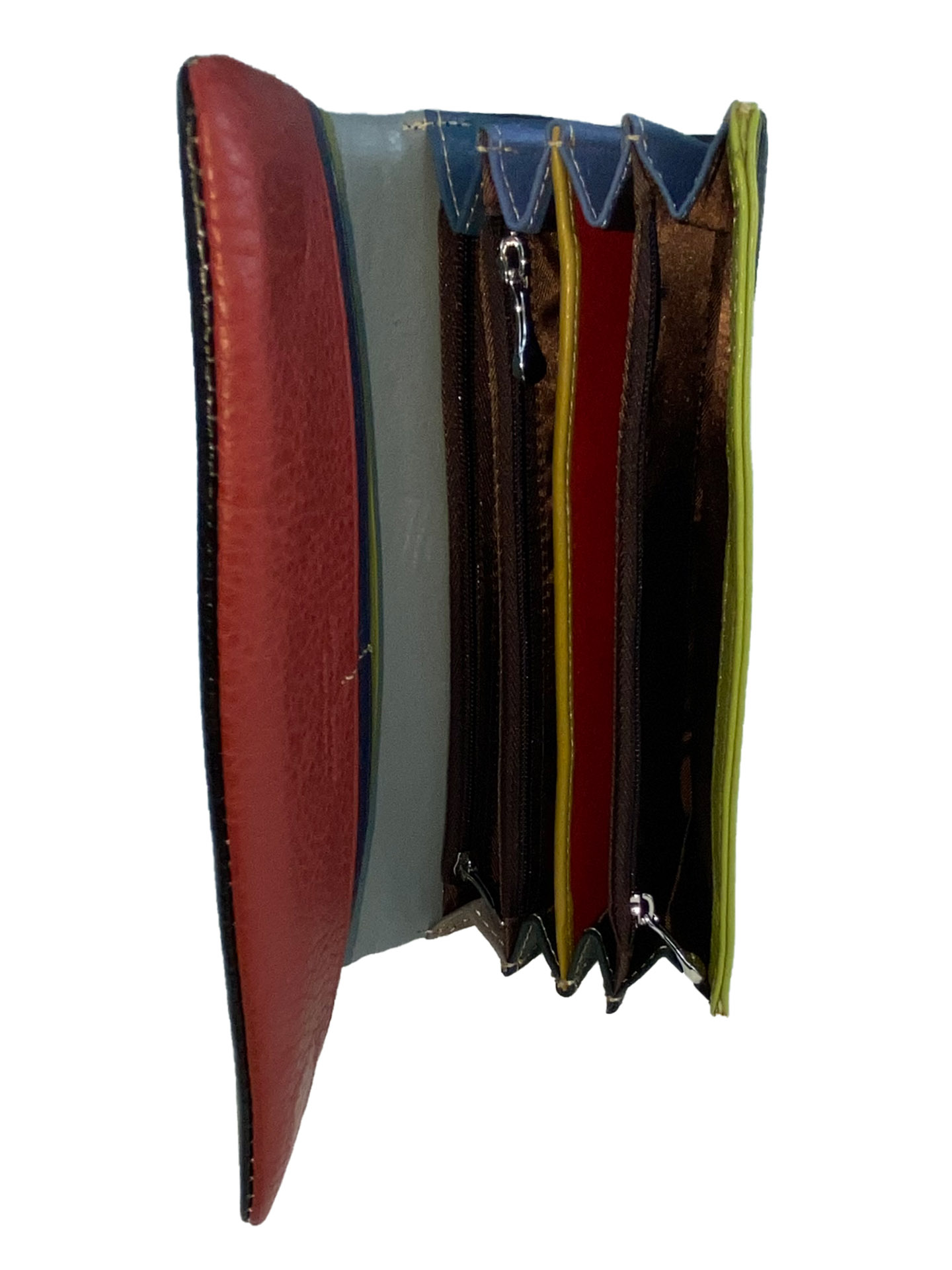 На фото 2 - Кожаный женский кошелёк портмоне, цвет чёрный