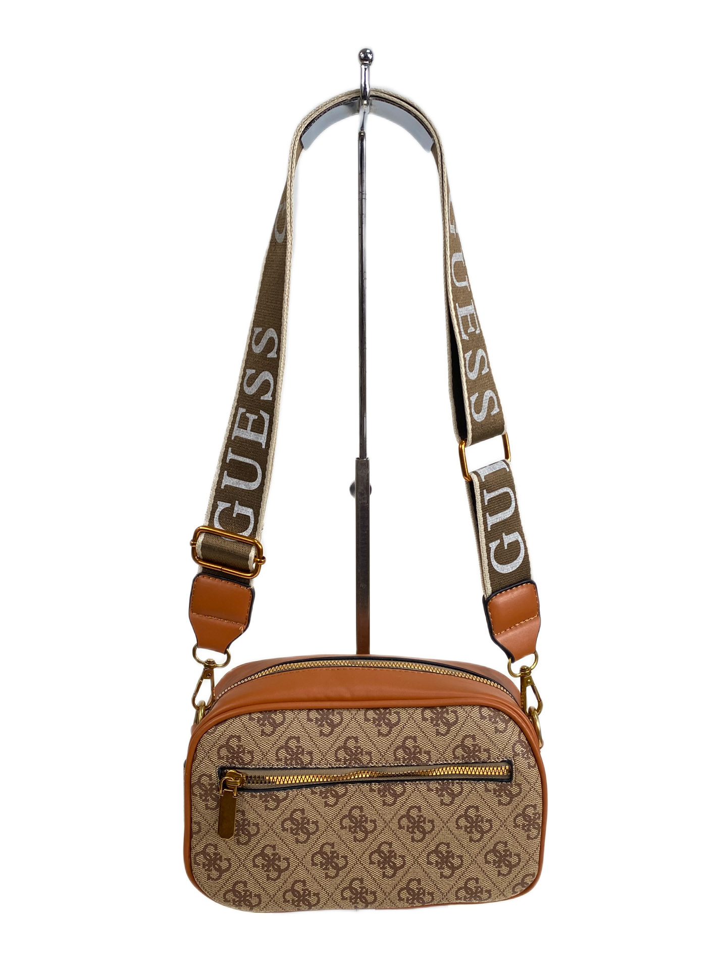 На фото 2 - Женская сумка из искусственной кожи, цвет  коричневый