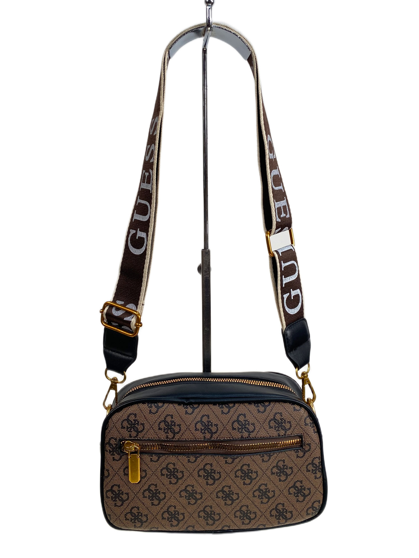 На фото 2 - Женская сумка из искусственной кожи, цвет  шоколад