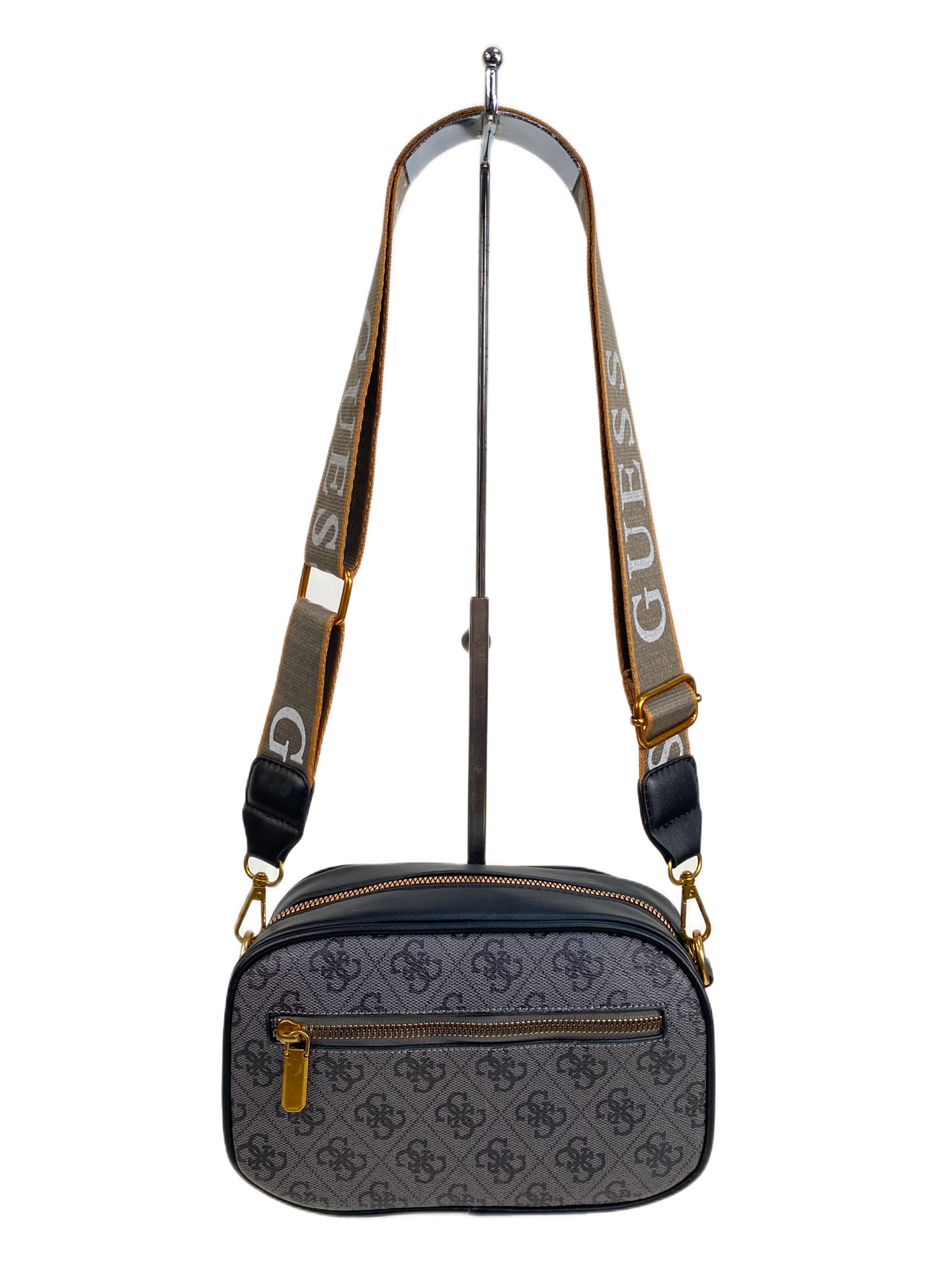 На фото 2 - Женская сумка из искусственной кожи, цвет  серый