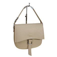 На фото 1 - Женская сумка из искусственной кожи, цвет светло коричневый