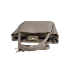 На фото 2 - Женская сумка из искусственной кожи, цвет светло коричневый