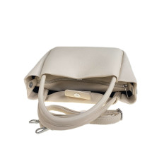 На фото 2 - Женская сумка из искусственной кожи, цвет молочный