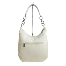 На фото 2 - Женская сумка из искусственной кожи, цвет белый