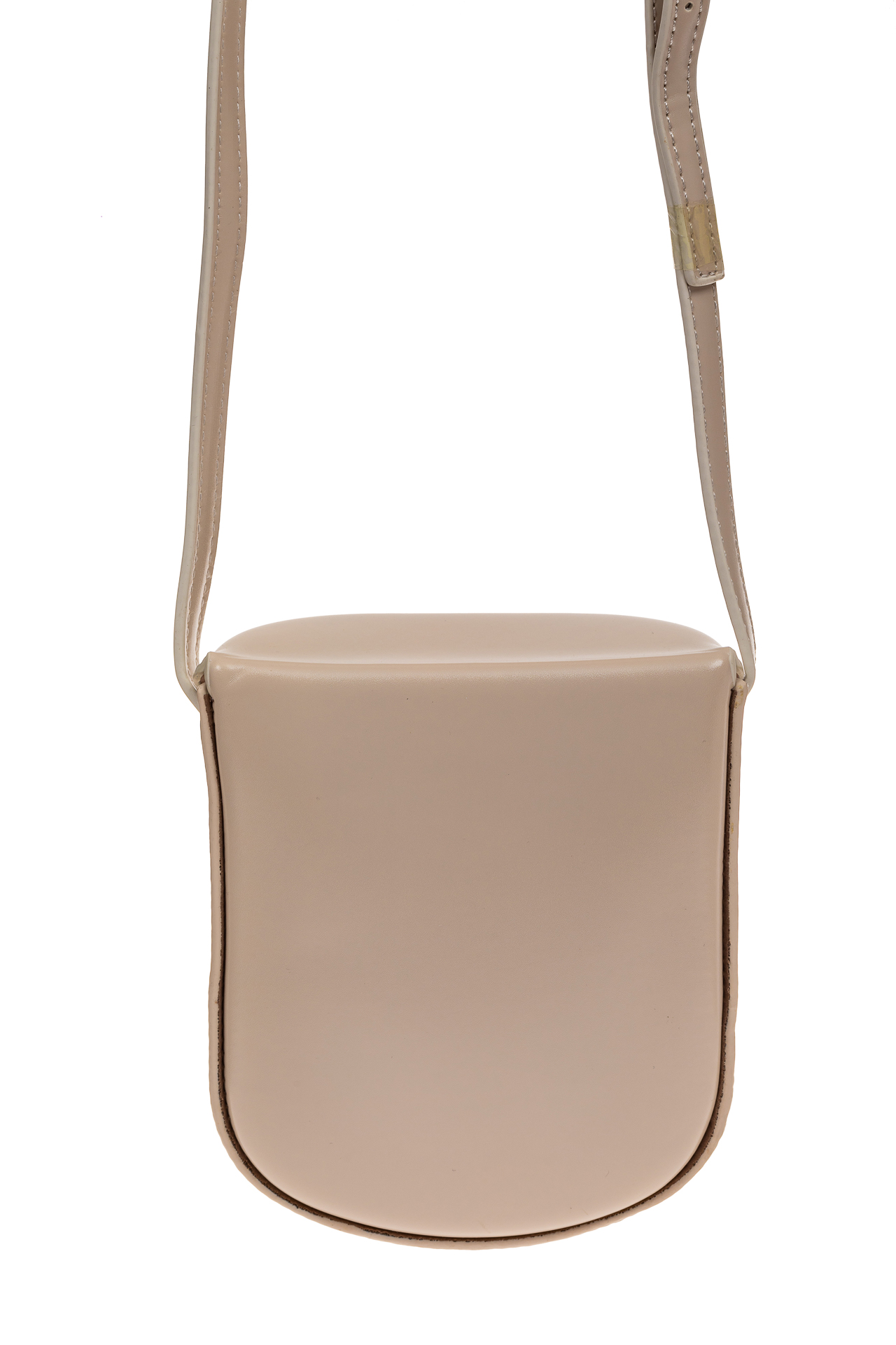 На фото 3 - Женская сумка-кобура из искусственной кожи, цвет кремовый