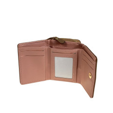 На фото 2 -  Женское портмоне из искусственной кожи, цвет хаки