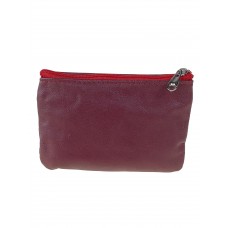 На фото 1 - Женский кошелёк  из мягкой натуральной кожи, цвет бордо