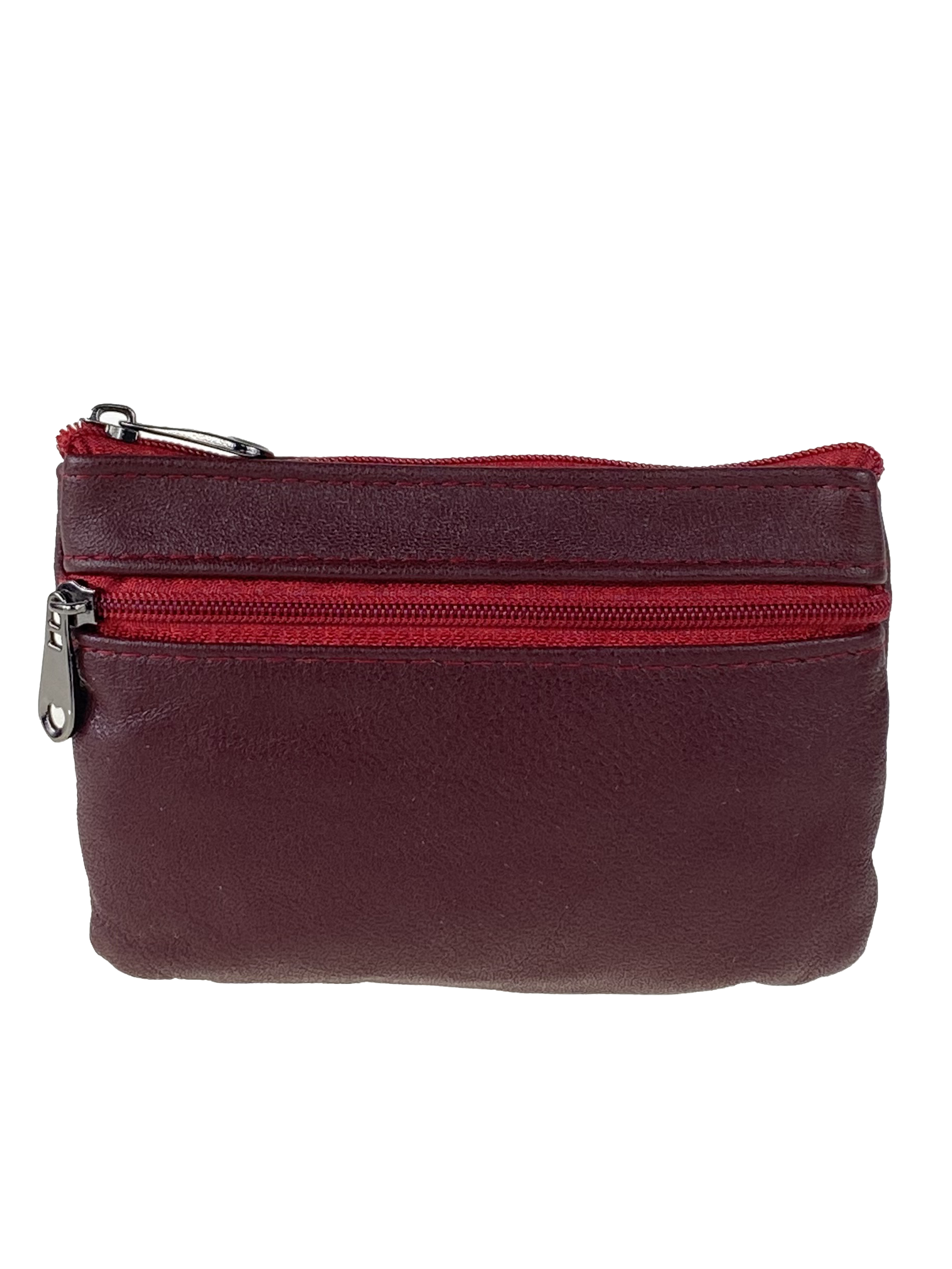 На фото 2 - Женский кошелёк  из мягкой натуральной кожи, цвет бордо