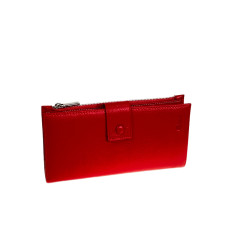 На фото 1 -  Женское портмоне из натуральной кожи, цвет красный