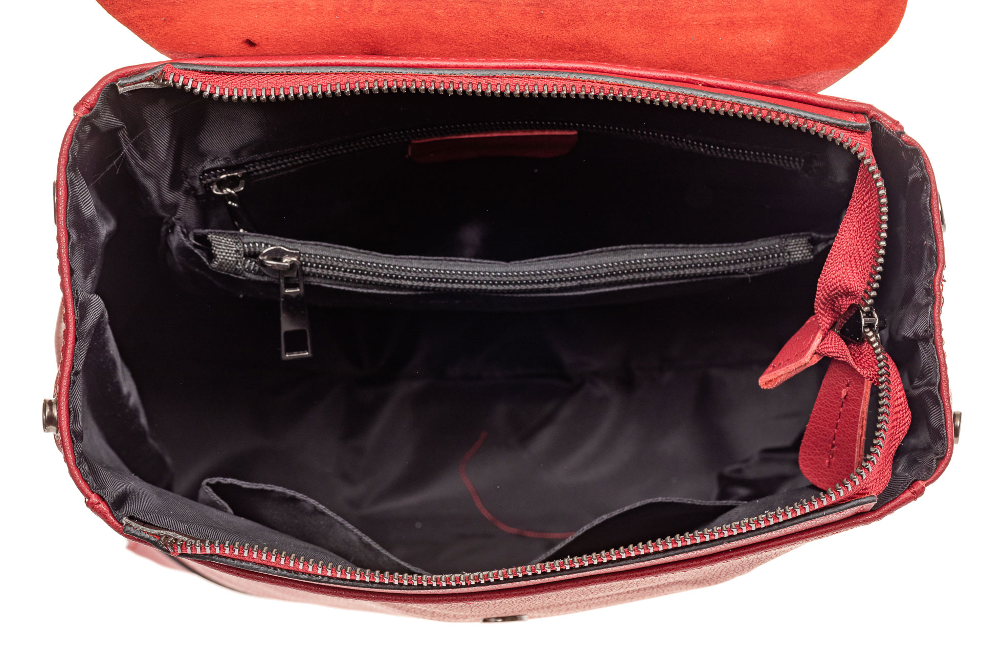 На фото 4 - Женский рюкзак трансформер из натуральной кожи, цвет серый