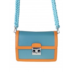На фото 2 - Женская летняя сумка сэтчел из экокожи, цвет бирюзовый