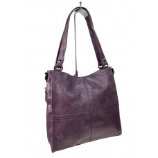 На фото 1 - Женская сумка  из искусственной кожи, цвет фиолетовый