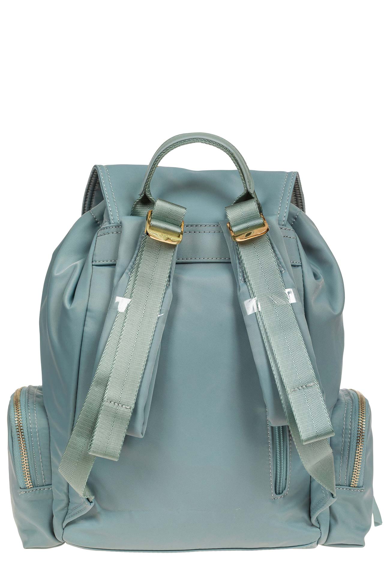 На фото 3 - Текстильный женский рюкзак, цвет голубой