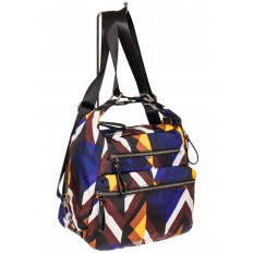 На фото 4 - Женская сумка-трансформер из текстиля, мультицвет