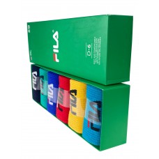На фото 1 - Набор мужских спортивных носков в коробке, 6 цветов