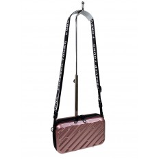 На фото 3 - Женская сумка клатч-чемоданчик , цвет пудра