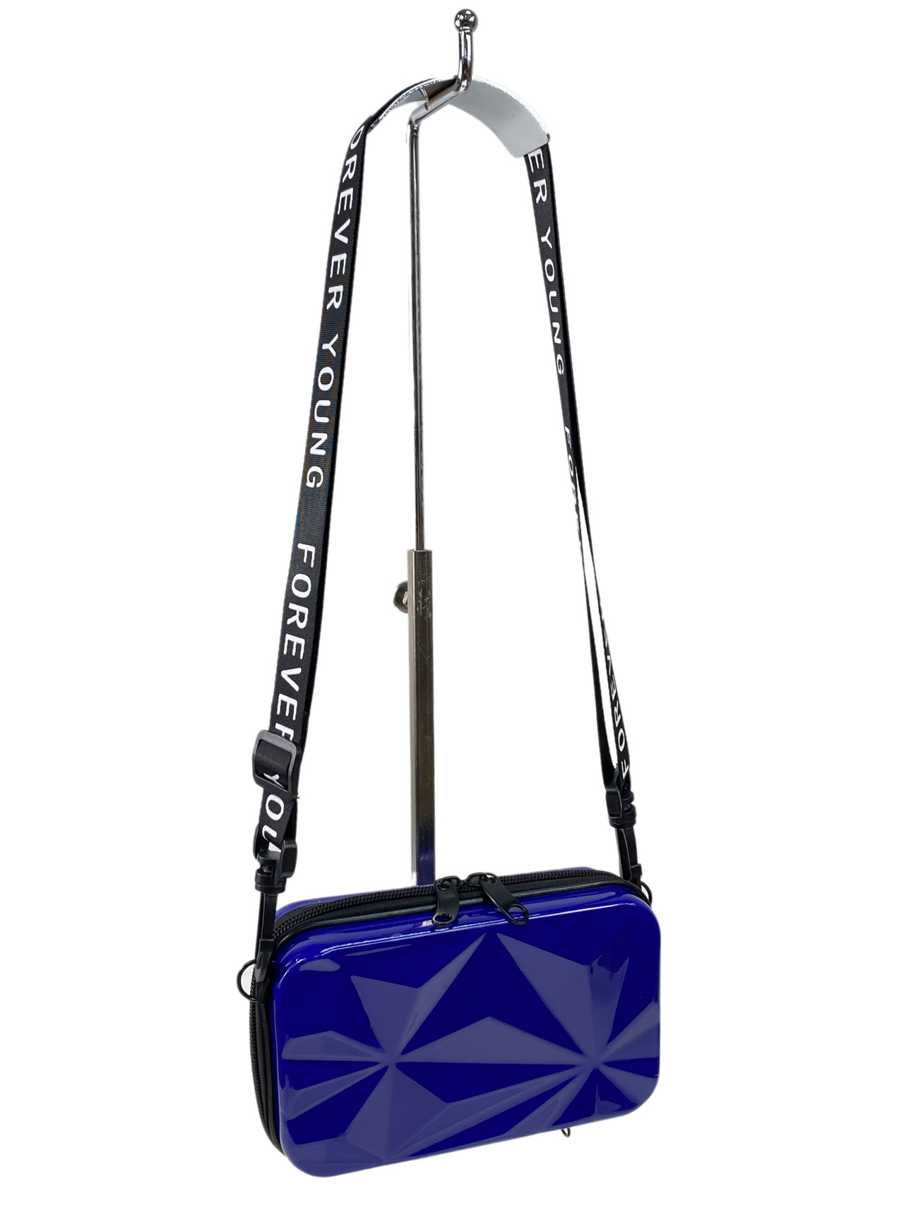 На фото 3 - Женская сумка клатч-чемоданчик , цвет синий
