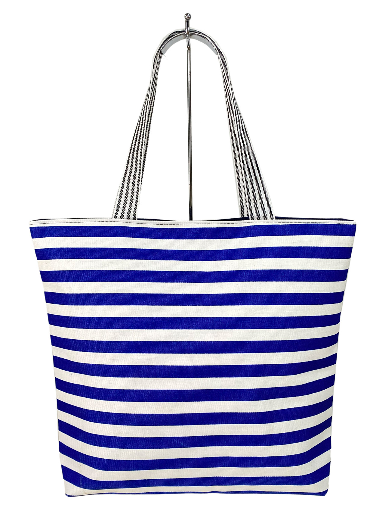 На фото 1 - Летняя женская сумка шоппер из текстиля, мультицвет