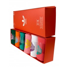 На фото 1 - Набор женских спортивных носков в коробке, 6 цветов