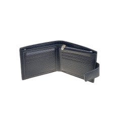 На фото 2 - Мужское портмоне из натуральной кожи, цвет черный На фото 2 - Мужское портмоне из натуральной кожи, цвет черный