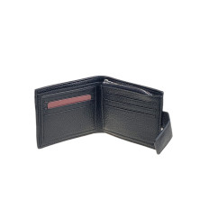 На фото 2 - Мужское портмоне из искусственной кожи, цвет черный На фото 2 - Мужское портмоне из искусственной кожи, цвет черный