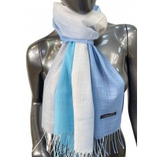На фото 1 -  Легкий палантин-шарф с узором ,мультицвет