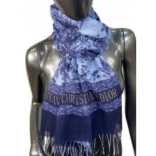На фото 1 -  Легкий палантин-шарф с узором ,мультицвет