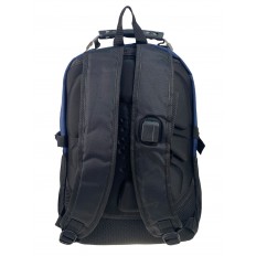 На фото 2 - Мужской  рюкзак из текстиля ,цвет черный/синий