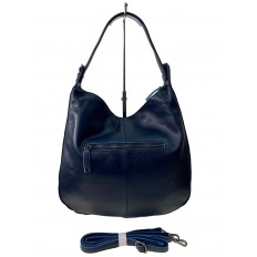 На фото 2 - Женская сумка  из натуральной кожи, цвет  синий