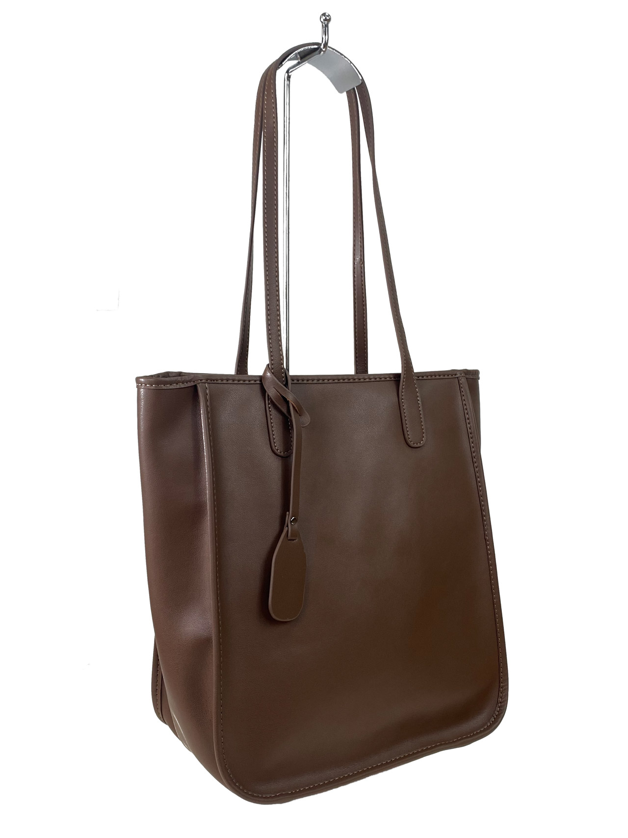На фото 2 - Женская сумка  из натуральной кожи, цвет коричневый