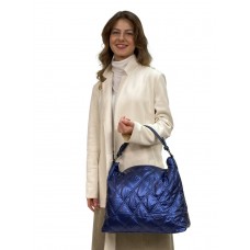 На фото 1 - Женская сумка  из водоотталкивающей ткани, цвет синий